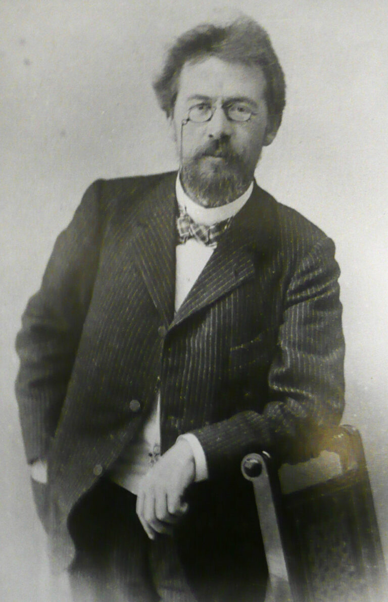 Portrait of author Anton Chekhov